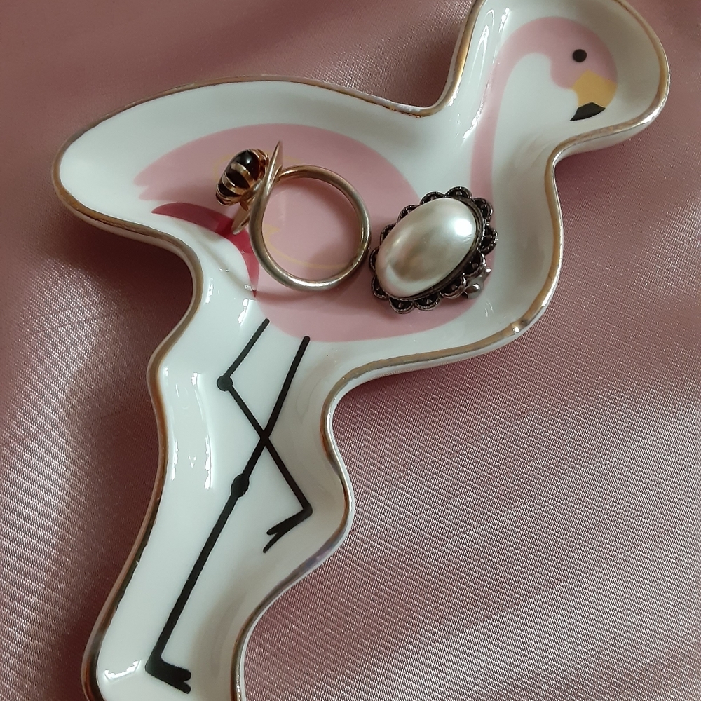 Flamingo Trinket Tray